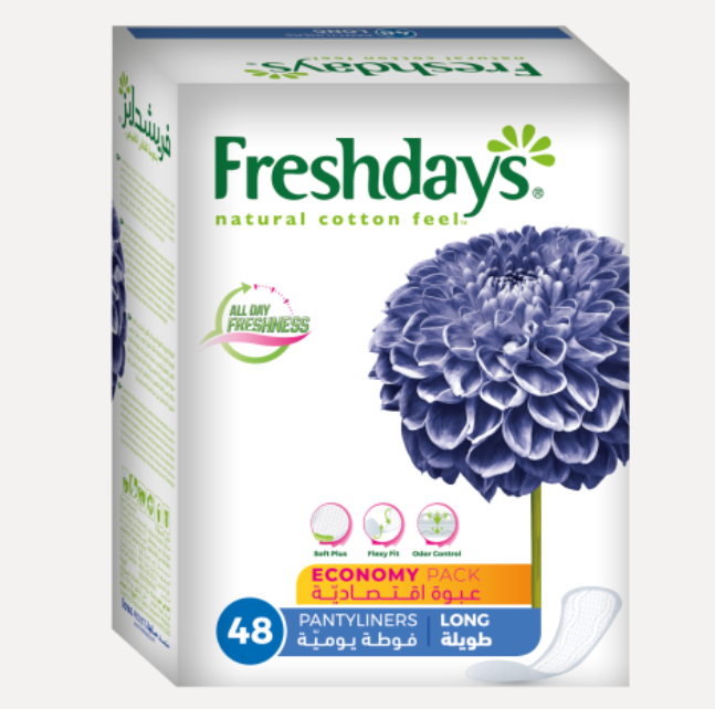 Freshdays Long Economy Pack 48 Pads
