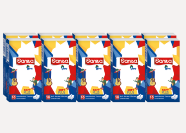 Sanita Gipsy Pocket tissue 10 Packets